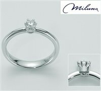 Anello Miluna Donna in Oro bianco LID2013D10 - LID2013D10